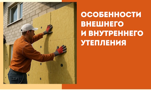 Какие особенности внешнего и внутреннего утепления в Орехово-Зуево