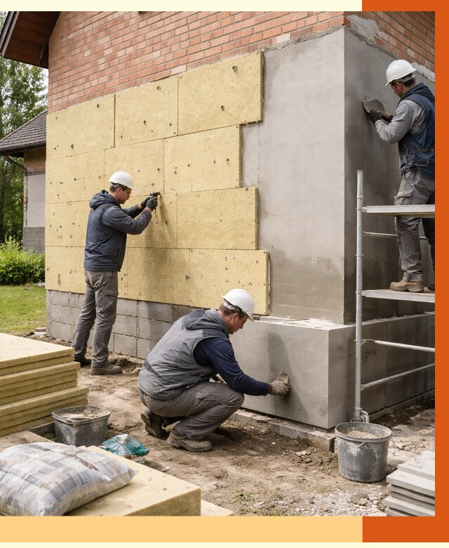 Утепление частного дома в Орехово-Зуево под ключ от 7815 руб/м2 — недорого | ТепломастерРхв