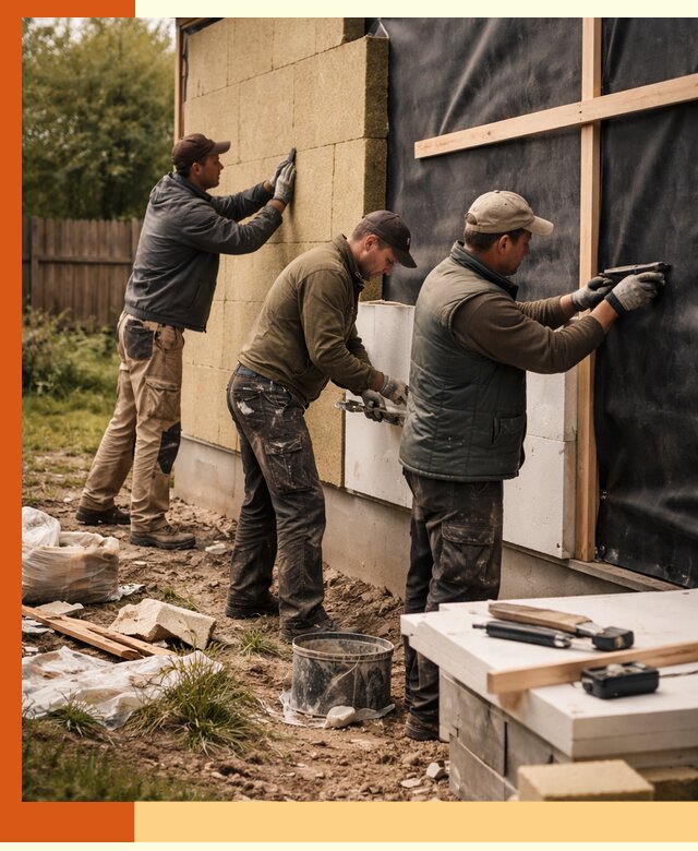 Утепление дачного дома под ключ в Орехово-Зуево