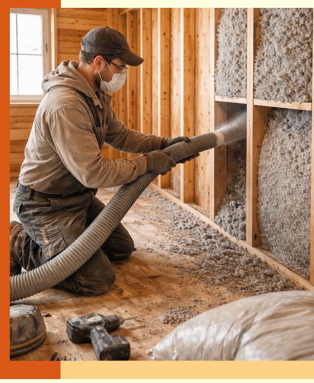 Утепление дачного дома эковатой в Орехово-Зуево — быстро и надёжно