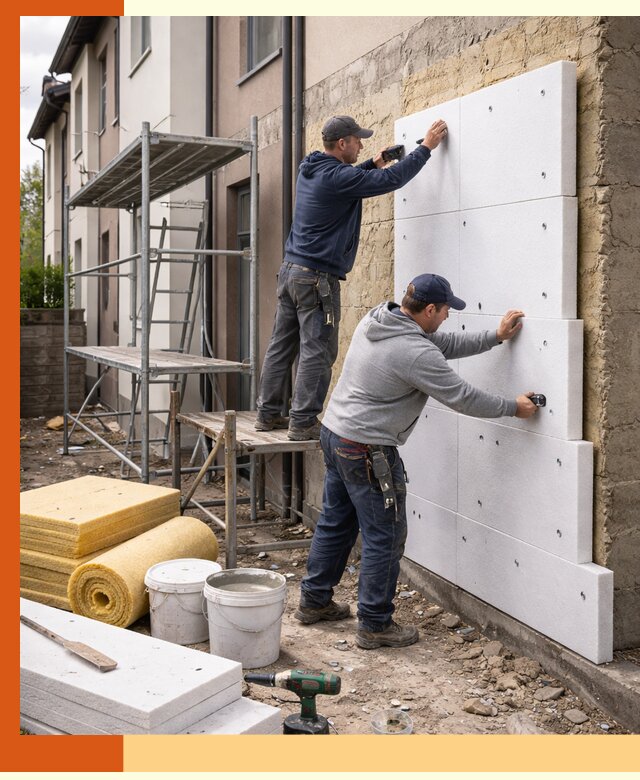 Утепление таунхауса с гарантией комфорта в Орехово-Зуево