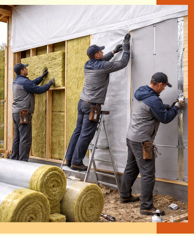 Утепление каркасного дома в Орехово-Зуево от 4376 руб./м2 — профессионально | ТепломастерРхв