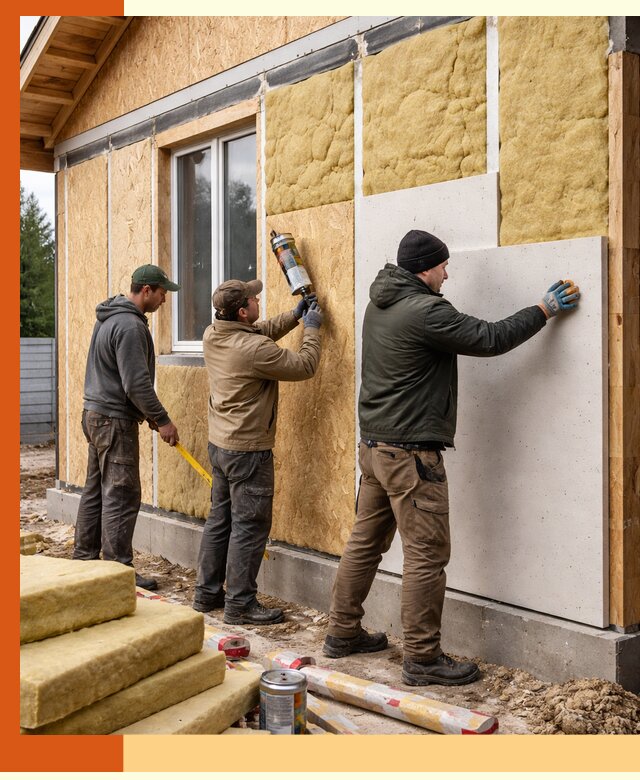 Профессиональное утепление дома из SIP-панелей в Орехово-Зуево