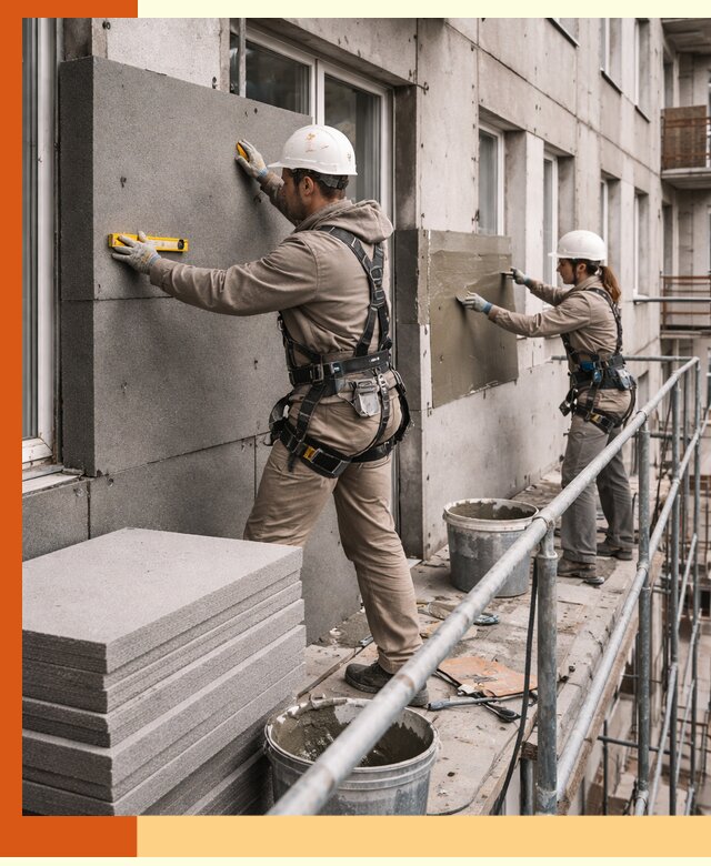 Утепление квартиры снаружи под ключ в Орехово-Зуево