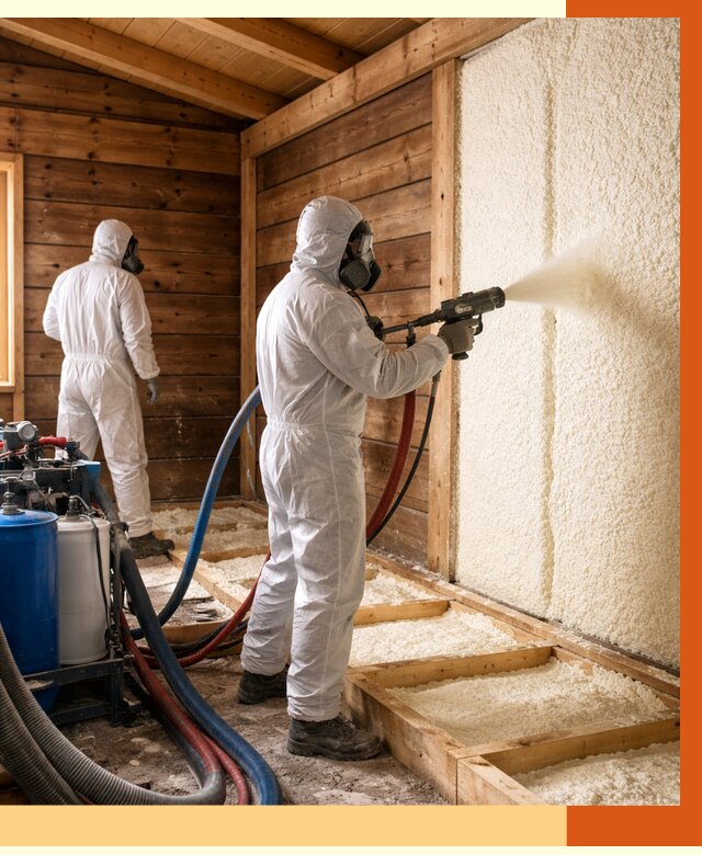 Утепление бани ппу в Орехово-Зуево под ключ от 4376 руб./м2 | ТепломастерРхв - напыление и монтаж ппу