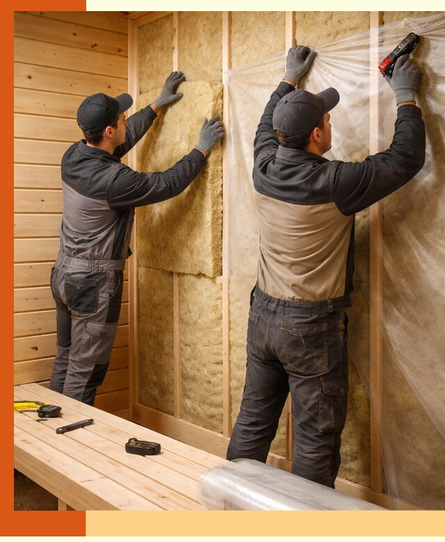 Профессиональное утепление сауны в Орехово-Зуево с гарантиями качества