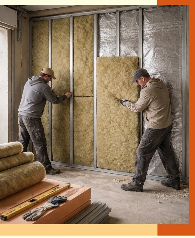 Утепление гаража изнутри в Орехово-Зуево от 7815 руб/м2 — работы и цена | ТепломастерРхв