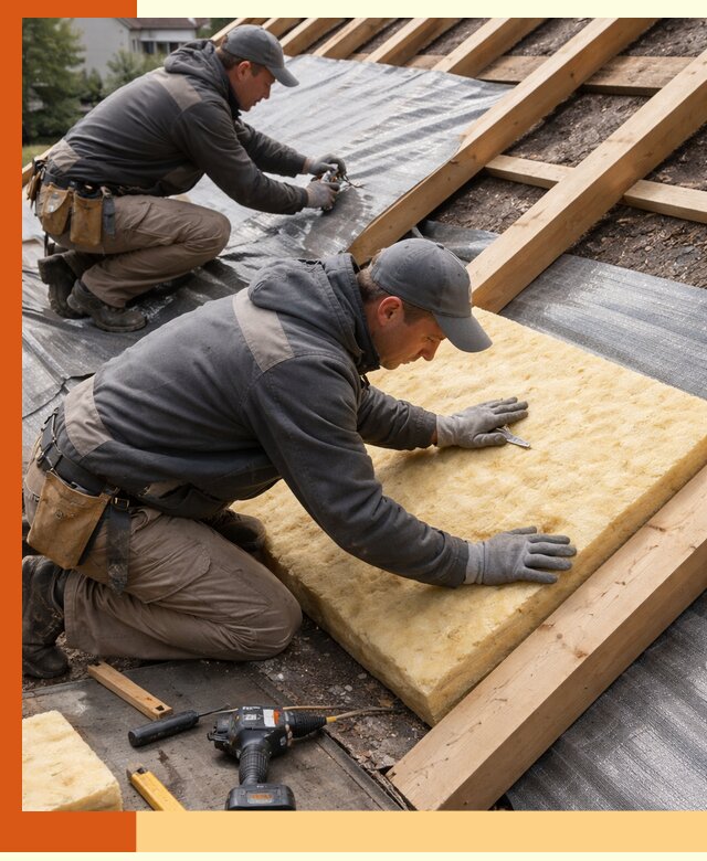 Профессиональное утепление крыши в Орехово-Зуево качественно и надежно