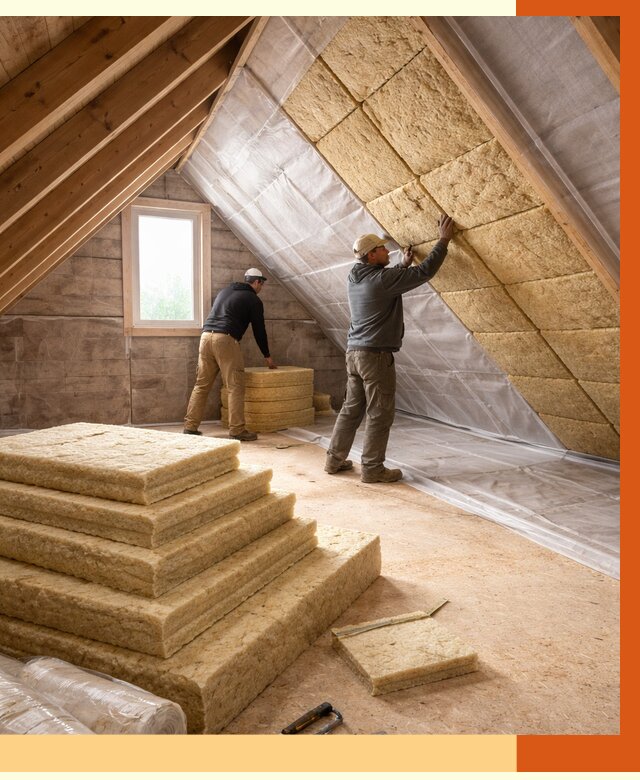 Утепление мансарды в Орехово-Зуево от 2605 руб/м2 — комплексно и под ключ | ТепломастерРхв