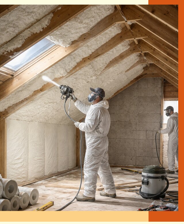 Утепление мансарды ППУ в Орехово-Зуево от 2866 руб./м² — заказать под ключ | ТепломастерРхв