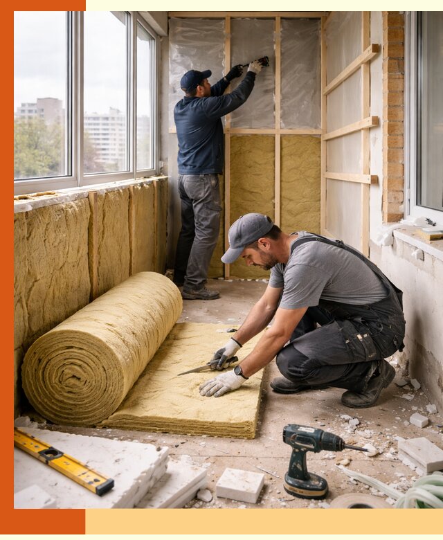 Утепление балкона под ключ в Орехове-Зуеве качественно и быстро