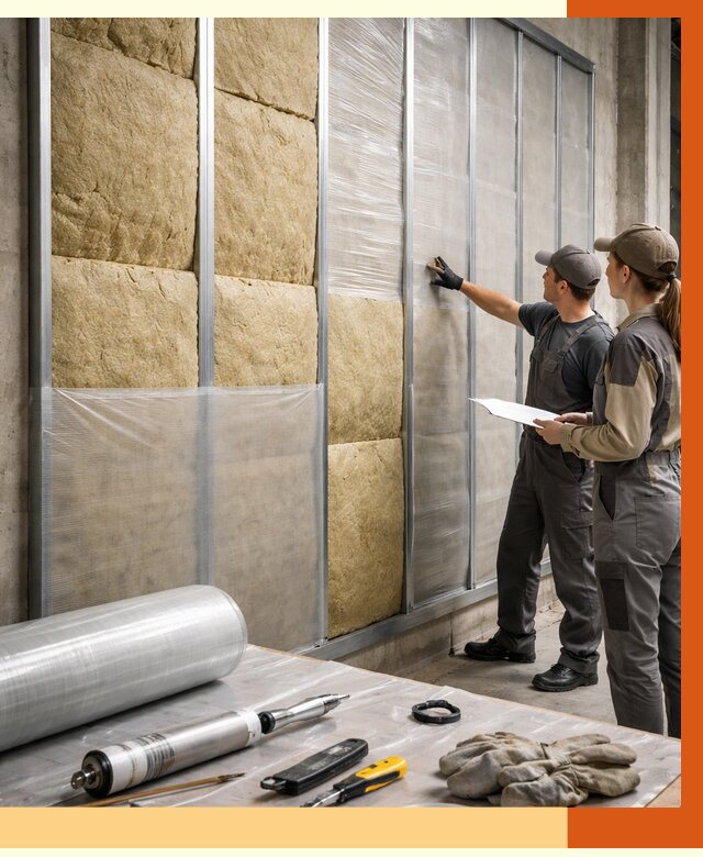 Утепление склада химсырья в Орехово-Зуево от 4689 руб. под ключ | ТепломастерРхв