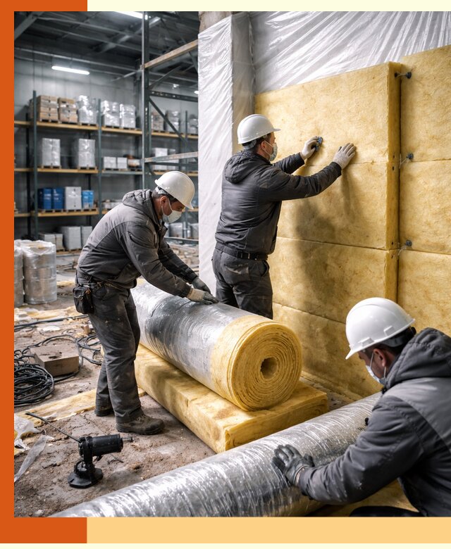 Утепление склада химсырья в Орехово-Зуево: безопасная и эффективная изоляция