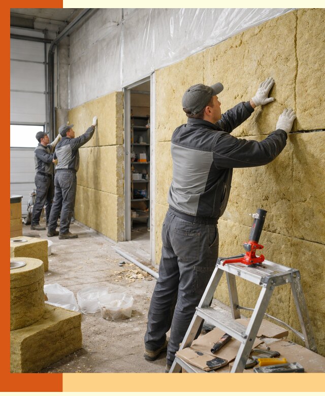 Утепление автосервиса и мастерских в Орехово-Зуево качественно и надёжно