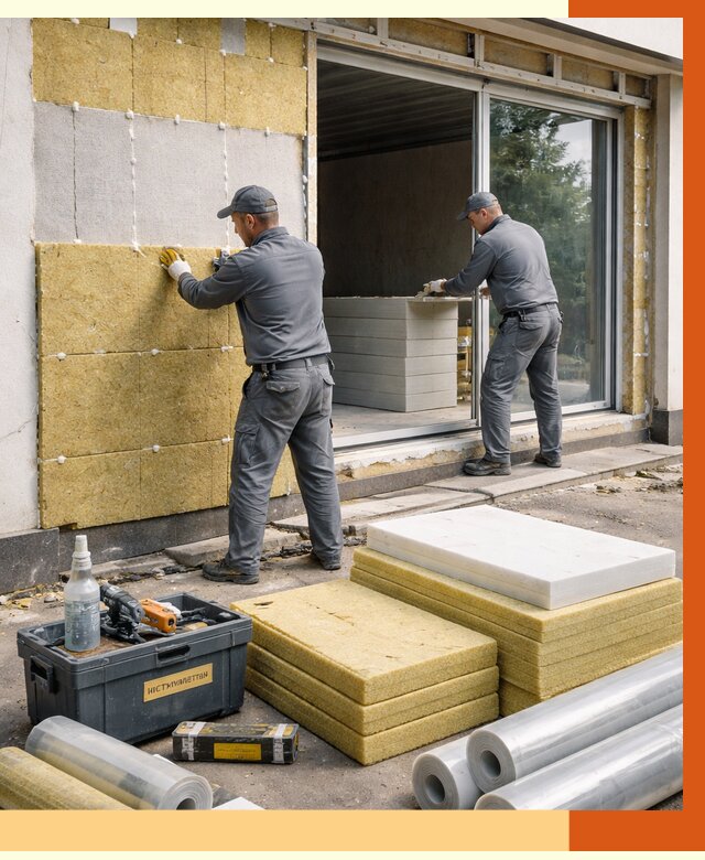 Утепление торгового павильона в Орехово-Зуево от 15109 руб./м² под ключ | ТепломастерРхв