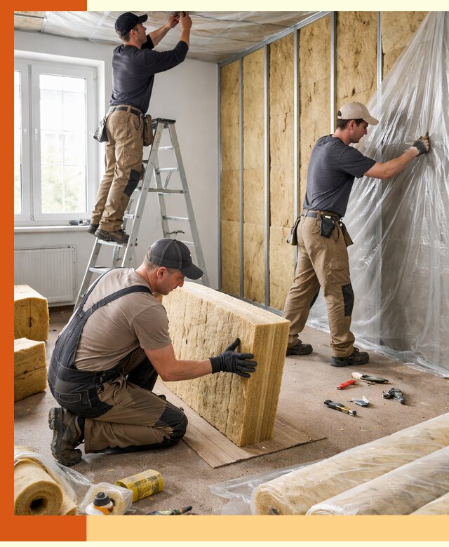 Утепление офисных помещений под ключ в Орехово-Зуево