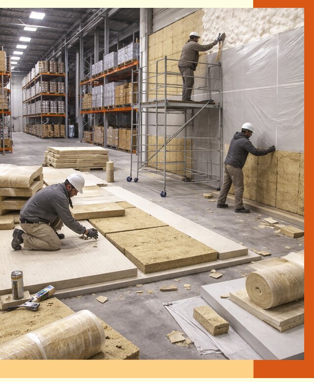 Утепление складского терминала в Орехово-Зуево от 7815 руб./м² под ключ | ТепломастерРхв