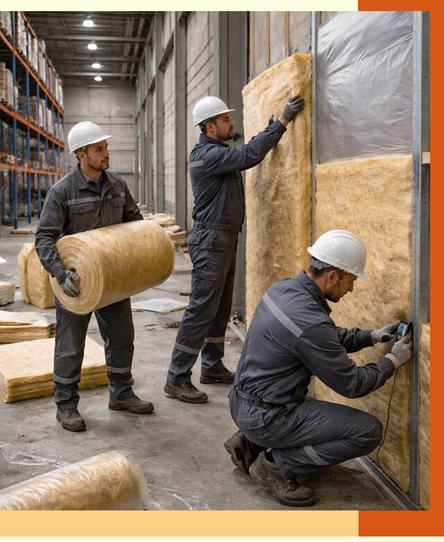 Утепление логистического центра в Орехово-Зуево от 4689 руб/м² под ключ | ТепломастерРхв