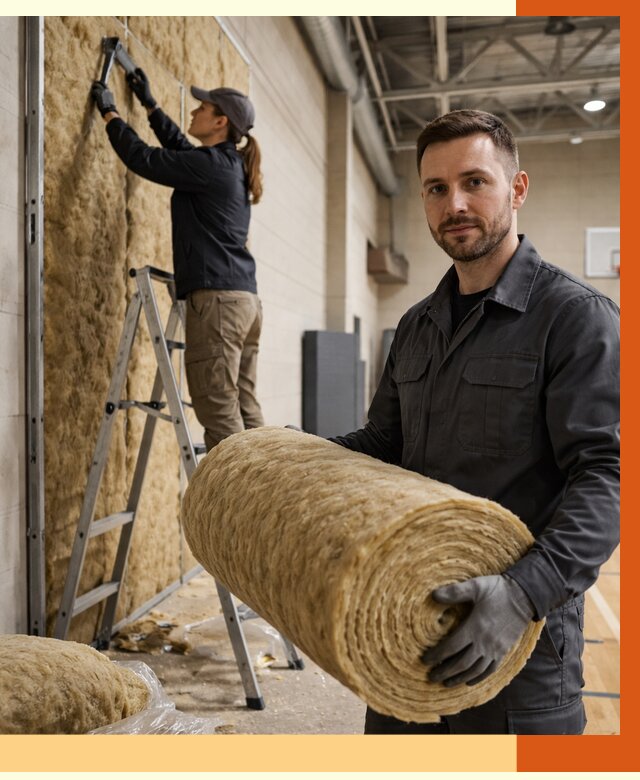 Утепление спортзала в Орехово-Зуево от 7815 руб/м2 — комплексное утепление под ключ | ТепломастерРхв