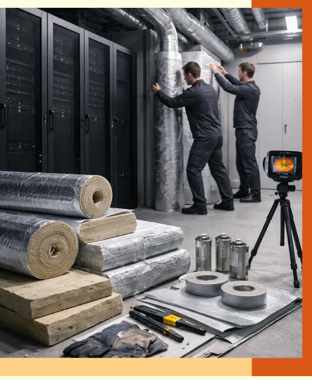 Утепление серверной в Орехово-Зуево от 8857 руб./м² — комплексно под ключ | ТепломастерРхв