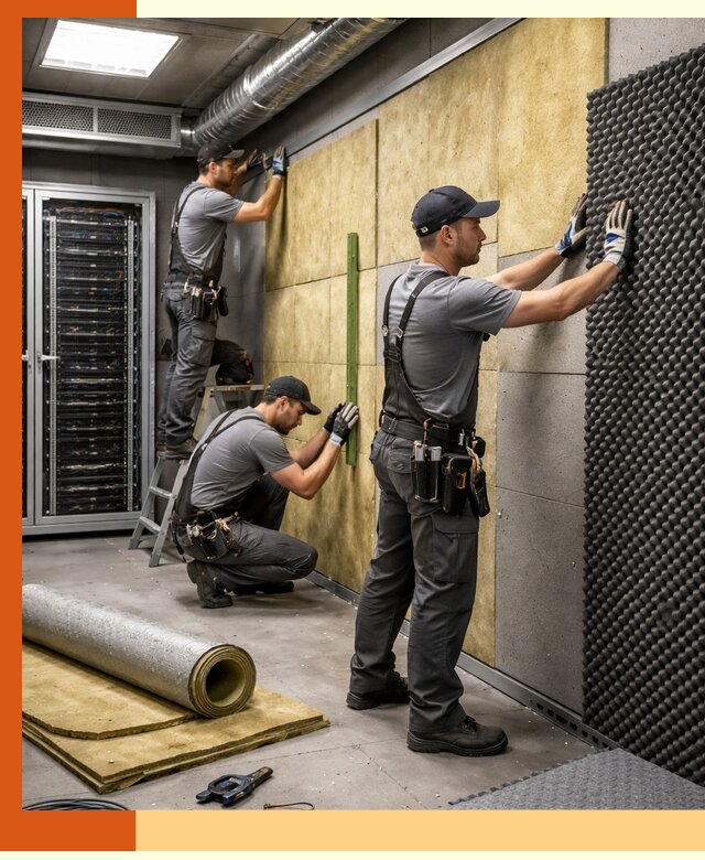 Утепление серверной комнаты профессионально в Орехово-Зуево