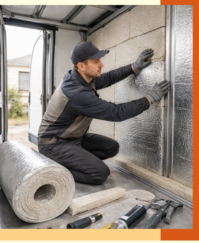 Утепление фургона рефрижератора в Орехово-Зуево от 13025 руб./м² под ключ | ТепломастерРхв