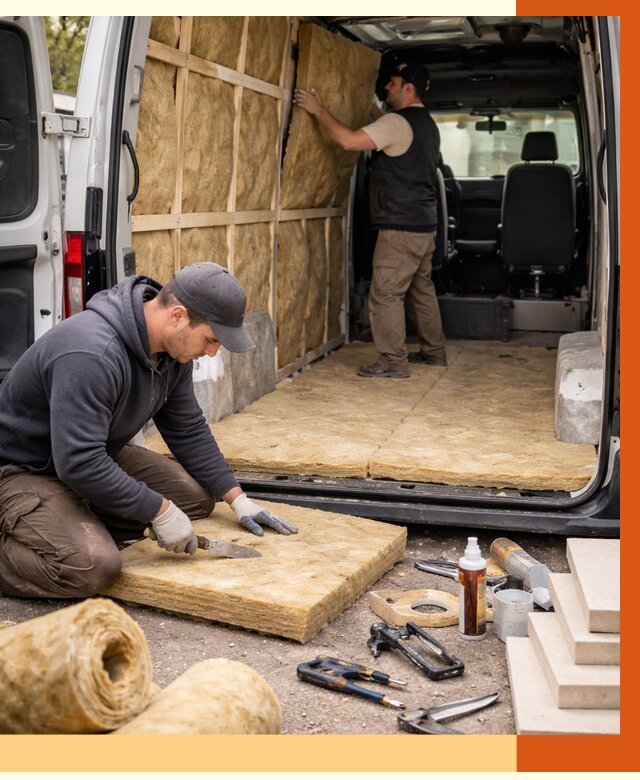 Утепление кемпера в Орехово-Зуево под ключ от 12504 руб. — профессионально | ТепломастерРхв