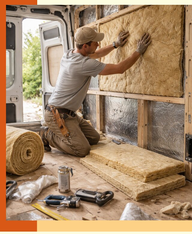 Утепление кемпера под ключ в Орехово-Зуево с гарантией качества