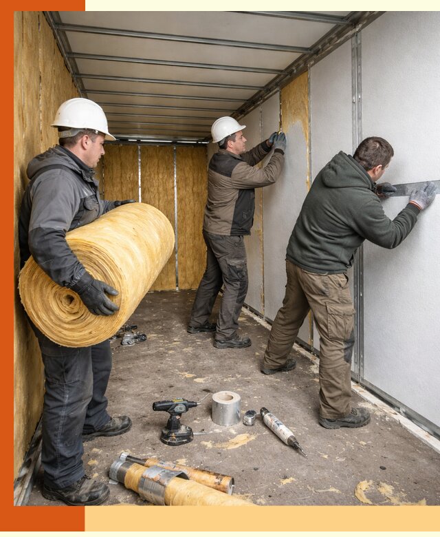 Утепление рефрижераторного контейнера в Орехово-Зуево профессионально и надежно