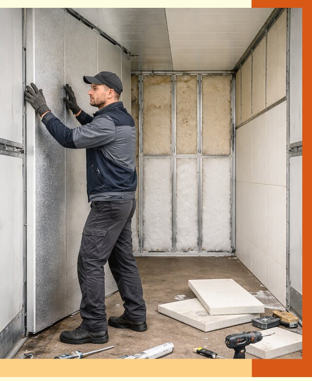 Утепление холодильного кузова в Орехово-Зуево от 14067 руб. под ключ | ТепломастерРхв