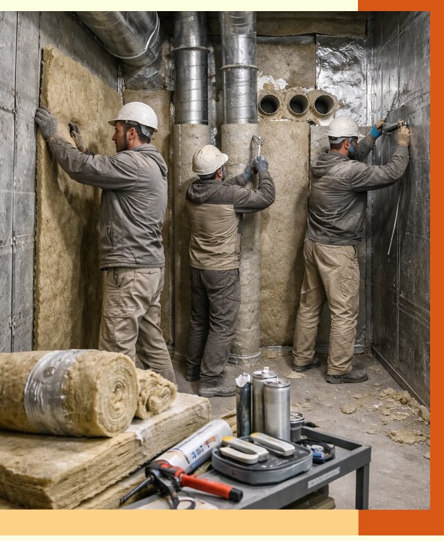 Утепление венткамеры в Орехово-Зуево под ключ от 1511 руб. — профессионально | ТепломастерРхв