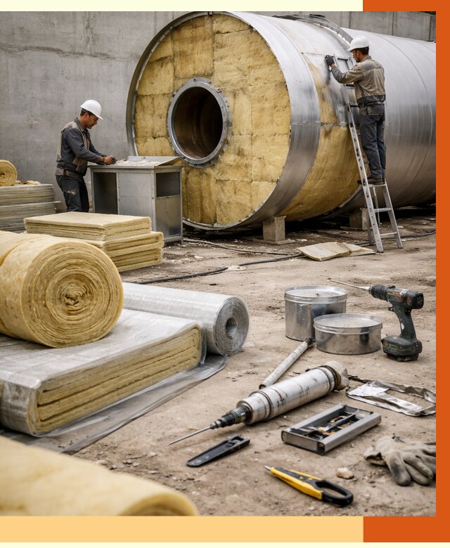 Утепление резервуара с топливом в Орехово-Зуево от 28655 руб. под ключ | ТепломастерРхв