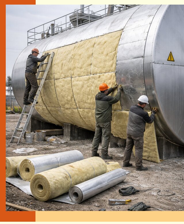 Утепление резервуаров с топливом в Орехово-Зуево надежно и экономично