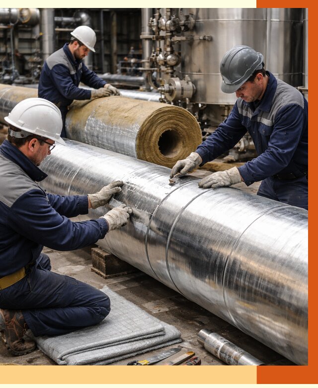 Утепление технологического оборудования в Орехово-Зуево от 4376 руб. за м2 | ТепломастерРхв