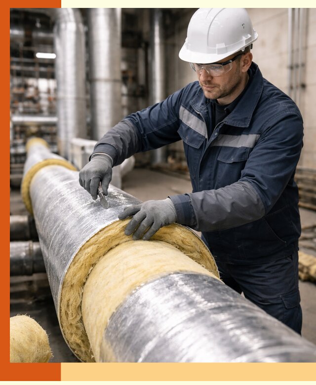 Утепление технологического оборудования и заводских установок в Орехово-Зуево