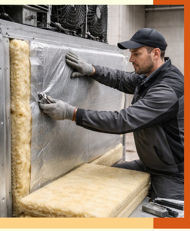 Утепление холодильного агрегата в Орехово-Зуево от 8857 руб. под ключ | ТепломастерРхв