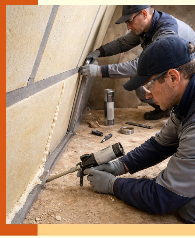 Герметизация стыков ППУ в Орехово-Зуево — надежное уплотнение швов