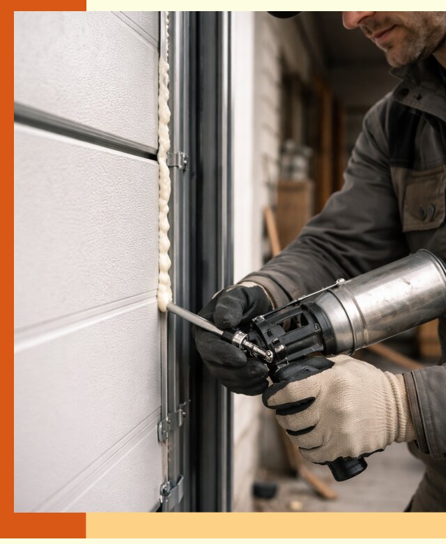 Заполнение пустот ворот в Орехово-Зуево профессионально и герметично