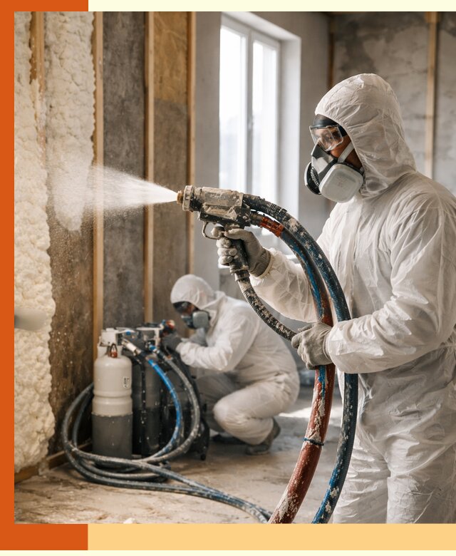 Пенополиуретан напыление для утепления зданий в Орехово-Зуево