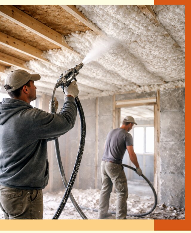 Утепление пеноизолом в Орехово-Зуево от 1667 руб./м2 под ключ | ТепломастерРхв