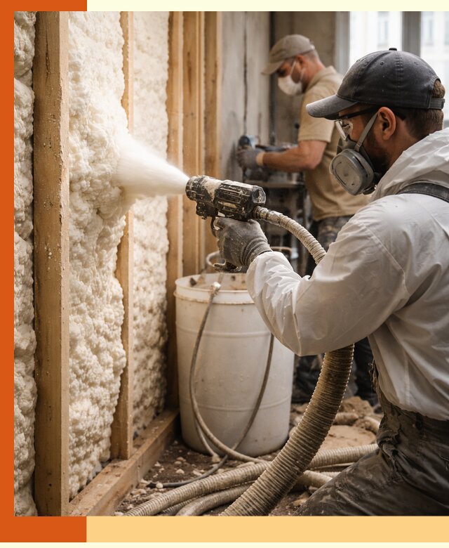 Утепление пеноизолом жилых и коммерческих объектов в Орехово-Зуево