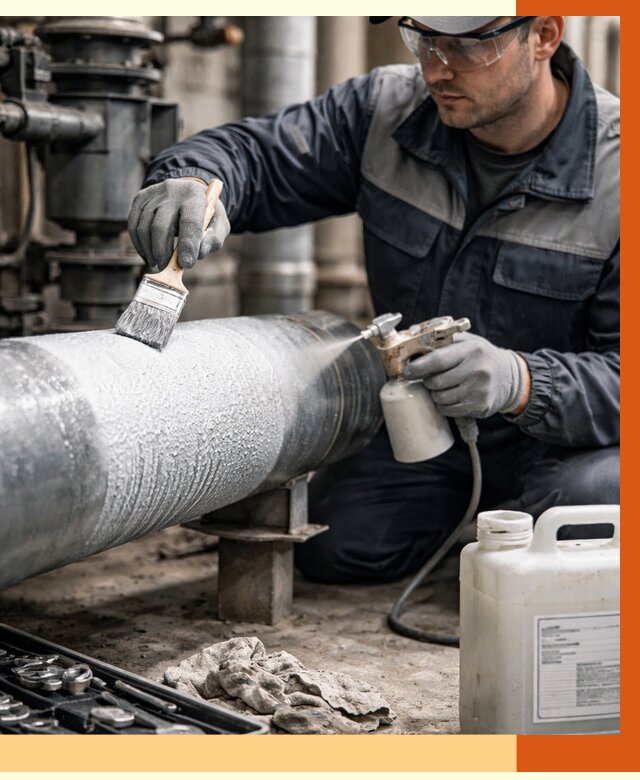 Утепление оборудования жидкой теплоизоляцией в Орехово-Зуево от 4689 руб. | ТепломастерРхв