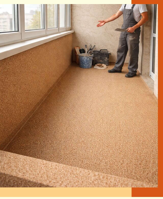 Утепление балкона жидкой пробкой в Орехово-Зуево от 3803 руб/м² под ключ | ТепломастерРхв