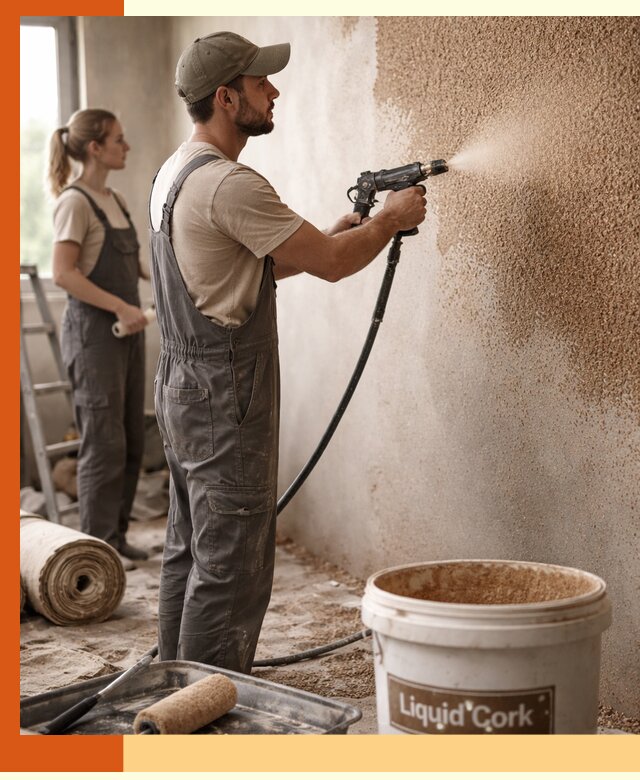 Утепление стен жидкой пробкой в Орехово-Зуево эффективное и долговечное