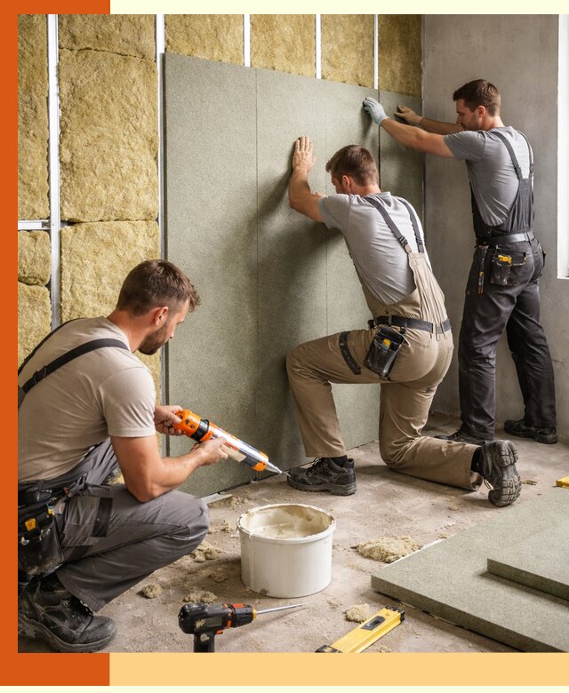 Профессиональная шумоизоляция стен в Орехово-Зуево для квартир и домов