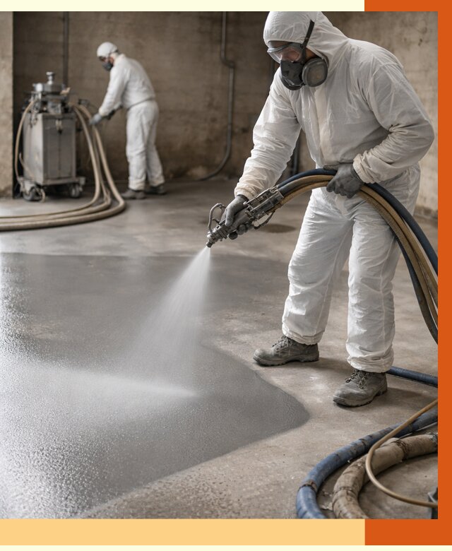 Гидроизоляция полимочевиной в Орехово-Зуево от 8857 руб/м² — напыление полимерной гидроизоляции | ТепломастерРхв