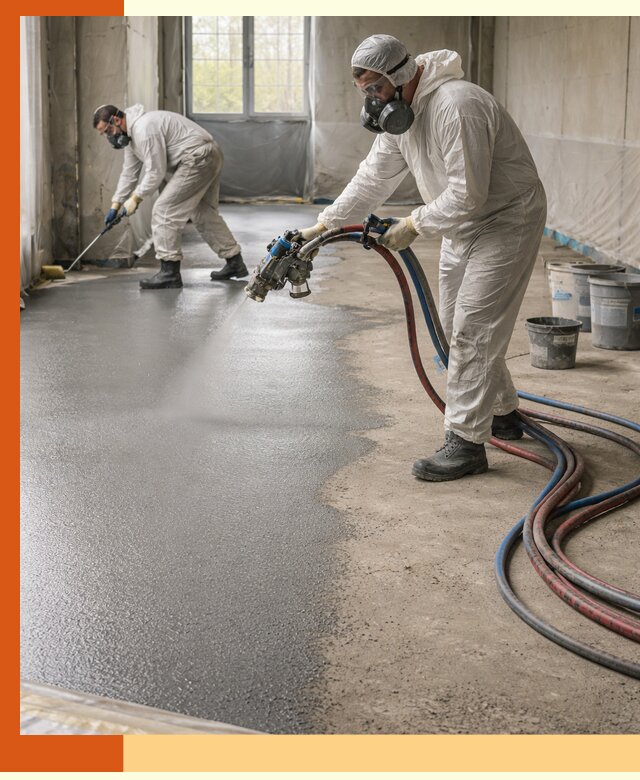 Гидроизоляция полимочевиной полов и конструкций в Орехово-Зуево