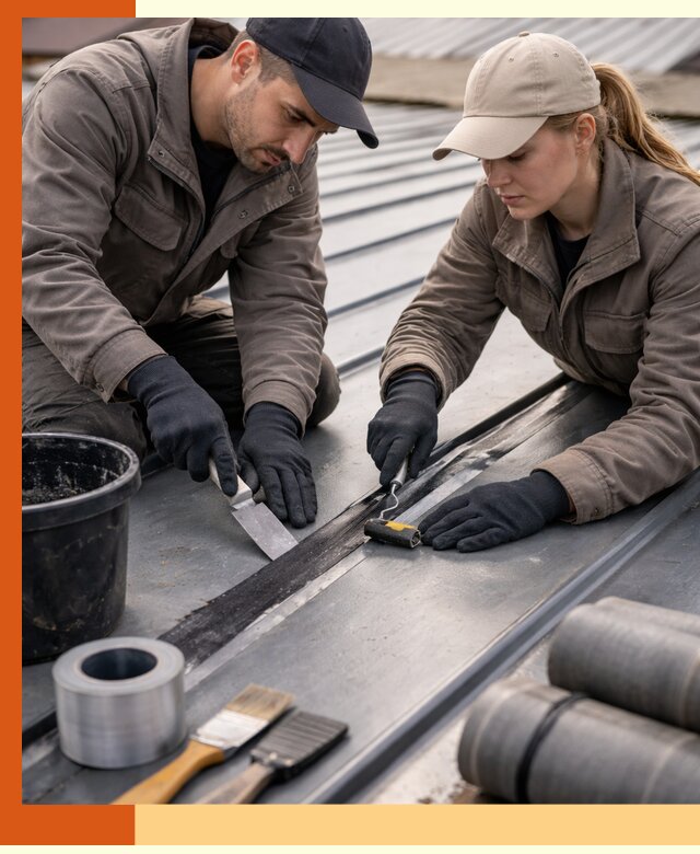 Гидроизоляция фальцевой кровли в Орехово-Зуево качественно и надежно