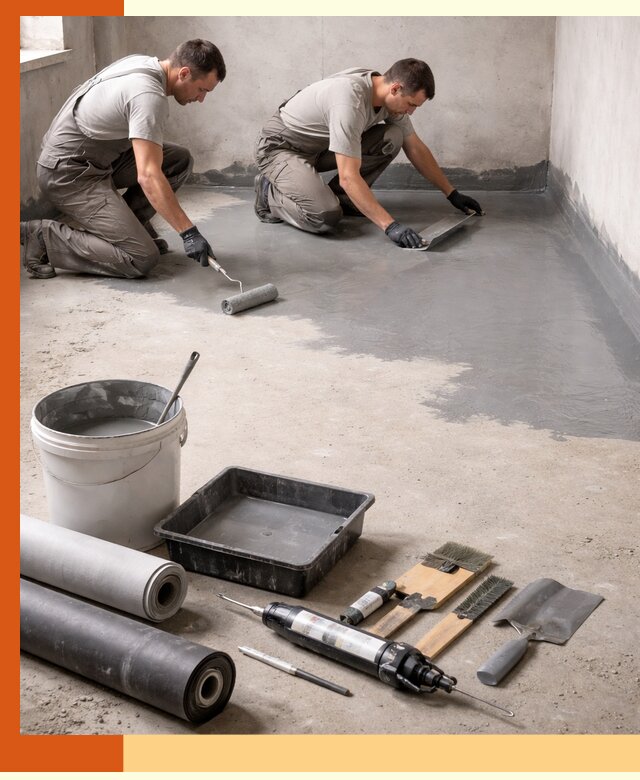 Гидроизоляция пола в Орехово-Зуево — надежная защита от влаги и протечек