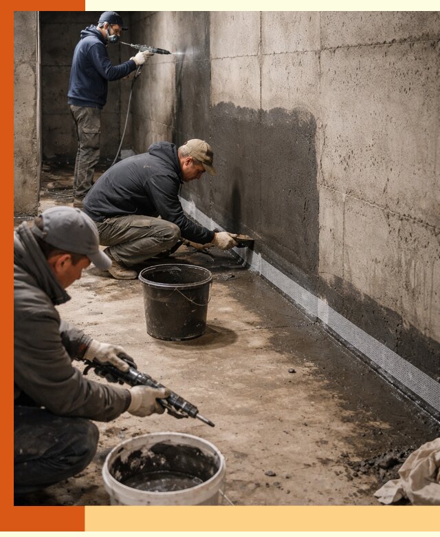 Гидроизоляция подвала в Орехово-Зуево — комплексная защита от влаги